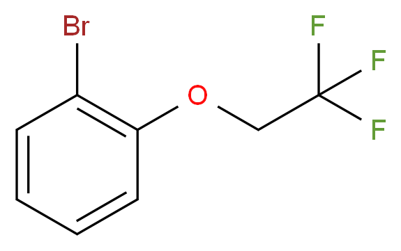 1-bromo-2-(2,2,2-trifluoroethoxy)benzene_分子结构_CAS_218610-57-2