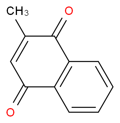 2-methyl-1,4-dihydronaphthalene-1,4-dione_分子结构_CAS_58-27-5