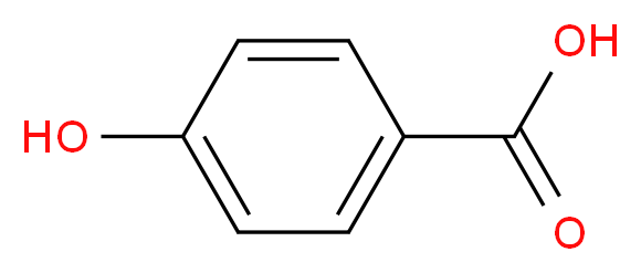 4-hydroxybenzoic acid_分子结构_CAS_99-96-7