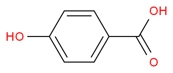 4-Hydroxybenzoic acid_分子结构_CAS_99-96-7)