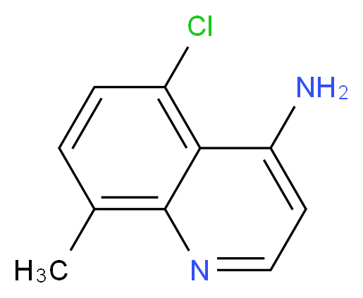 4-AMINO-5-CHLORO-8-METHYLQUINOLINE_分子结构_CAS_948292-84-0)