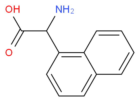 2-amino-2-(naphthalen-1-yl)acetic acid_分子结构_CAS_97611-60-4