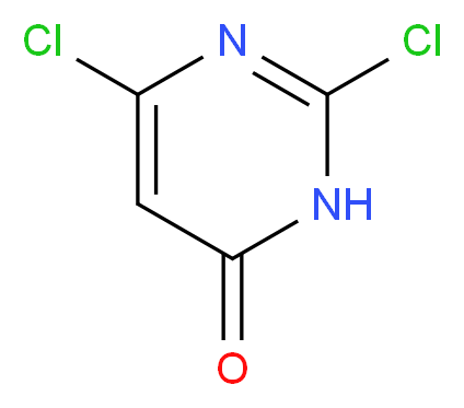 2,6-Dichloro-3H-pyrimidin-4-one_分子结构_CAS_120977-94-8)