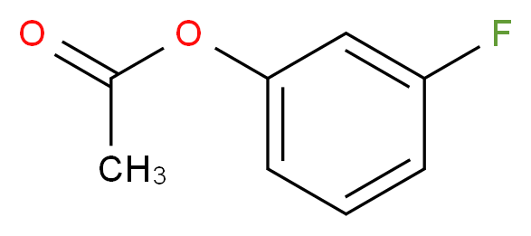 3-fluorophenyl acetate_分子结构_CAS_701-83-7