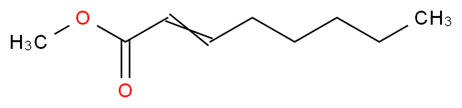 methyl oct-2-enoate_分子结构_CAS_)
