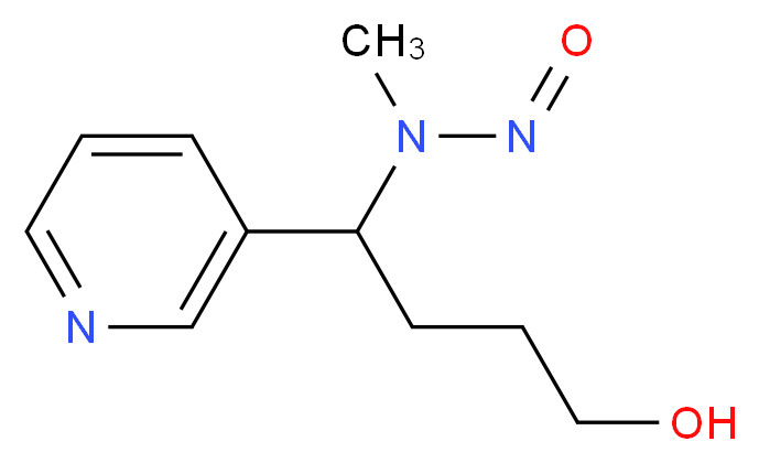 4-[methyl(nitroso)amino]-4-(pyridin-3-yl)butan-1-ol_分子结构_CAS_59578-66-4