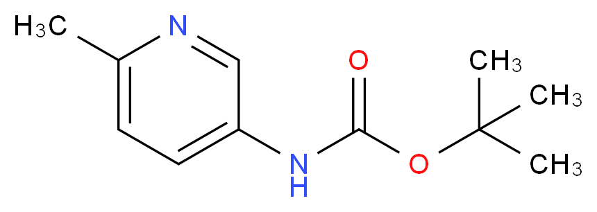 tert-Butyl (6-Methylpyridin-3-yl)carbaMate_分子结构_CAS_323578-37-6)