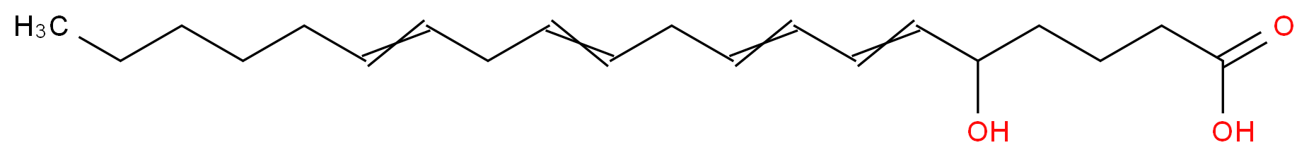 5-hydroxyicosa-6,8,11,14-tetraenoic acid_分子结构_CAS_70608-72-9