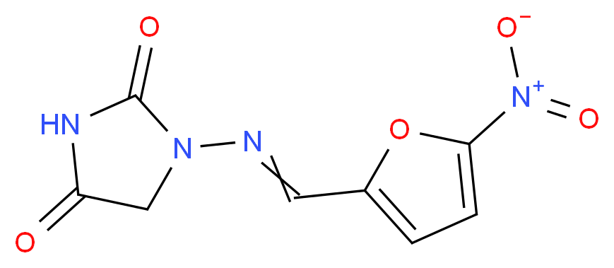 NITROFURANTOIN_分子结构_CAS_67-20-9)