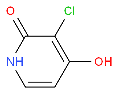 3-chloro-4-hydroxy-1,2-dihydropyridin-2-one_分子结构_CAS_103792-81-0