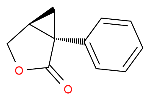rac 1-Phenyl-2-oxo-3-oxabicyclo[3.1.0]hexane_分子结构_CAS_)