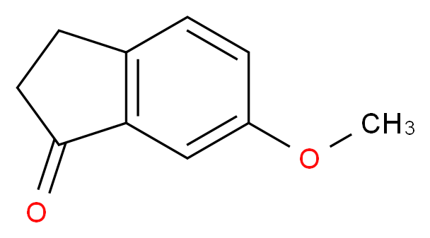 6-Methoxy-1-indanone_分子结构_CAS_13623-25-1)