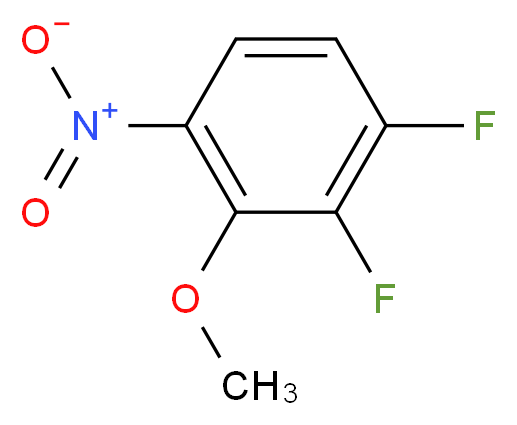 2,3-Difluoro-6-nitroanisole_分子结构_CAS_66684-60-4)