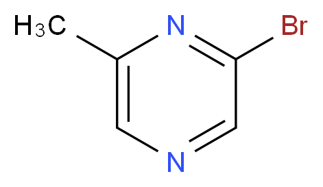 2-bromo-6-methylpyrazine_分子结构_CAS_914452-71-4