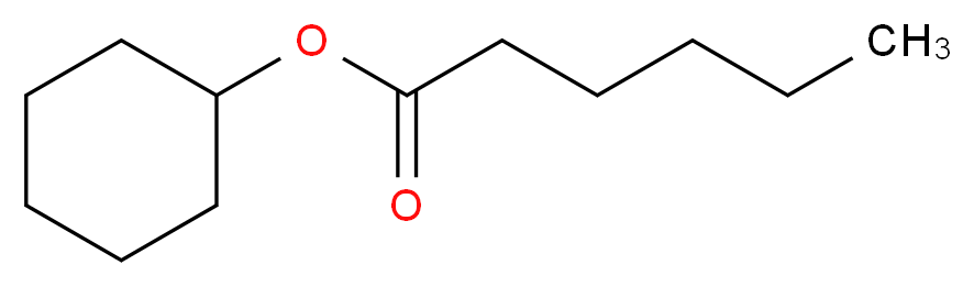cyclohexyl hexanoate_分子结构_CAS_6243-10-3