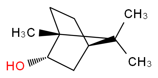 (1R,2S,4R)-1,7,7-trimethylbicyclo[2.2.1]heptan-2-ol_分子结构_CAS_507-70-0