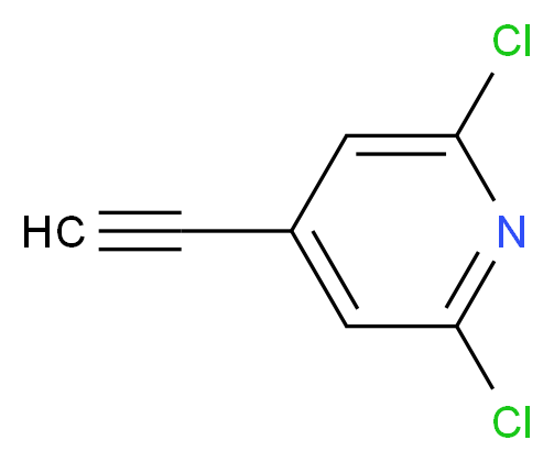 2,6-dichloro-4-ethynylpyridine_分子结构_CAS_250636-60-3)