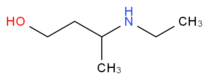 3-(Ethylamino)butan-1-ol_分子结构_CAS_76888-68-1)