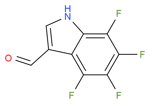 4,5,6,7-Tetrafluoro-1H-indole-3-carboxaldehyde 98%_分子结构_CAS_30683-38-6)