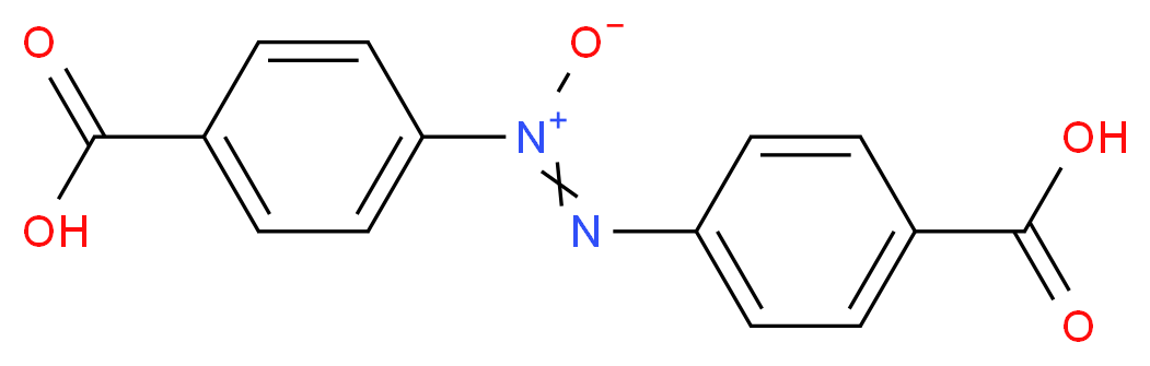 4-[1-(4-carboxyphenyl)-1-oxo-1$l^{5},2-diazen-2-yl]benzoic acid_分子结构_CAS_582-69-4