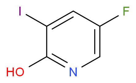 5-fluoro-3-iodopyridin-2-ol_分子结构_CAS_1186311-05-6