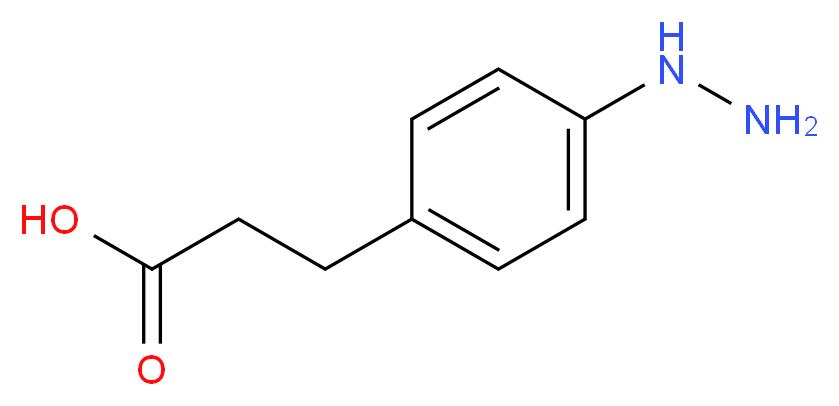 3-(4-hydrazinophenyl)propanoic acid_分子结构_CAS_105323-52-2)