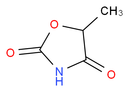 5-methyl-1,3-oxazolidine-2,4-dione_分子结构_CAS_27770-23-6