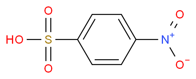 4-nitrobenzene-1-sulfonic acid_分子结构_CAS_138-42-1