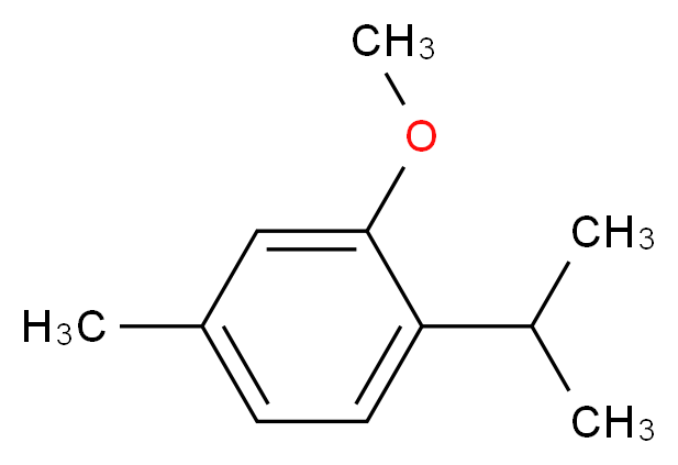 1-甲基-3-甲氧基-4-异丙基苯_分子结构_CAS_1076-56-8)