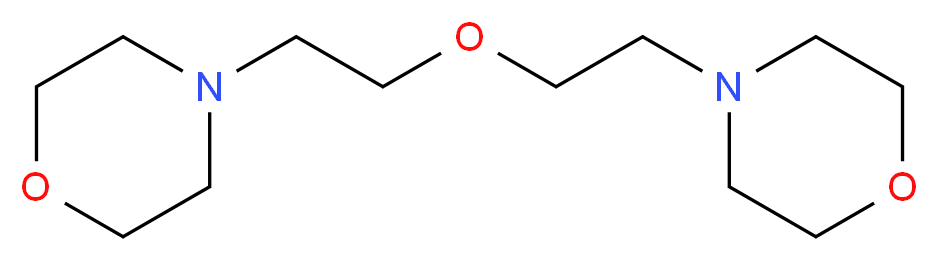 4-{2-[2-(morpholin-4-yl)ethoxy]ethyl}morpholine_分子结构_CAS_6425-39-4