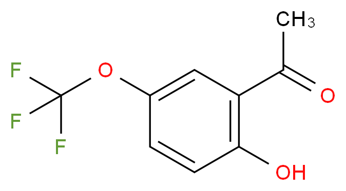 2'-羟基-5'-(三氟甲氧基)苯乙酮_分子结构_CAS_146575-64-6)