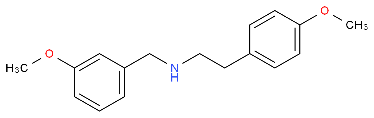 (3-methoxybenzyl)[2-(4-methoxyphenyl)ethyl]amine_分子结构_CAS_355817-44-6)