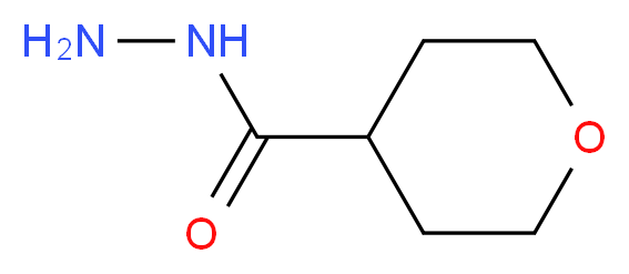 Tetrahydro-2H-pyran-4-carbohydrazide_分子结构_CAS_59293-18-4)