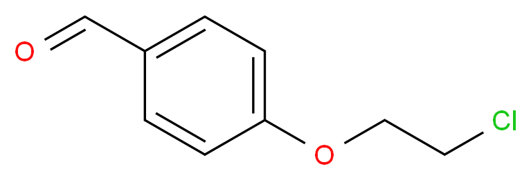 4-(2-Chloroethoxy)benzaldehyde_分子结构_CAS_)