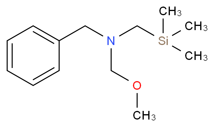 N-(甲氧基甲基)-N-(三甲基硅烷基甲基)苄胺_分子结构_CAS_93102-05-7)