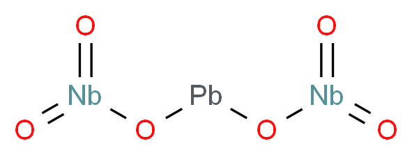 tetraoxo-2,4-dioxa-3-plumba-1,5-diniobapentane_分子结构_CAS_12034-88-7