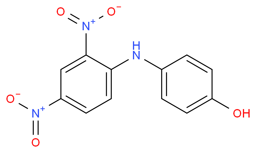 4-[(2,4-dinitrophenyl)amino]phenol_分子结构_CAS_119-15-3