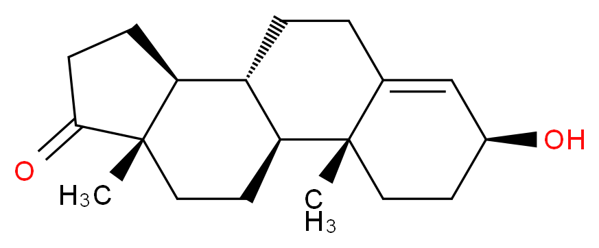 (1S,2R,5S,10R,11S,15S)-5-hydroxy-2,15-dimethyltetracyclo[8.7.0.0<sup>2</sup>,<sup>7</sup>.0<sup>1</sup><sup>1</sup>,<sup>1</sup><sup>5</sup>]heptadec-6-en-14-one_分子结构_CAS_571-44-8