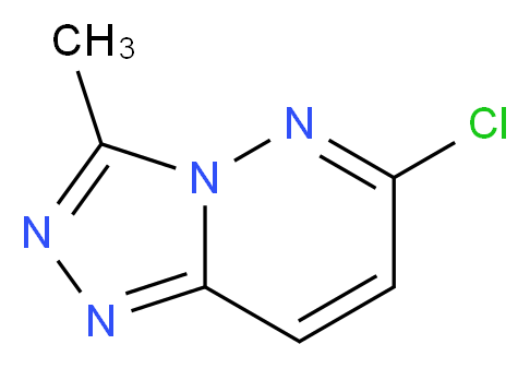 6-Chloro-3-methyl[1,2,4]triazolo[4,3-b]pyridazine_分子结构_CAS_7197-01-5)