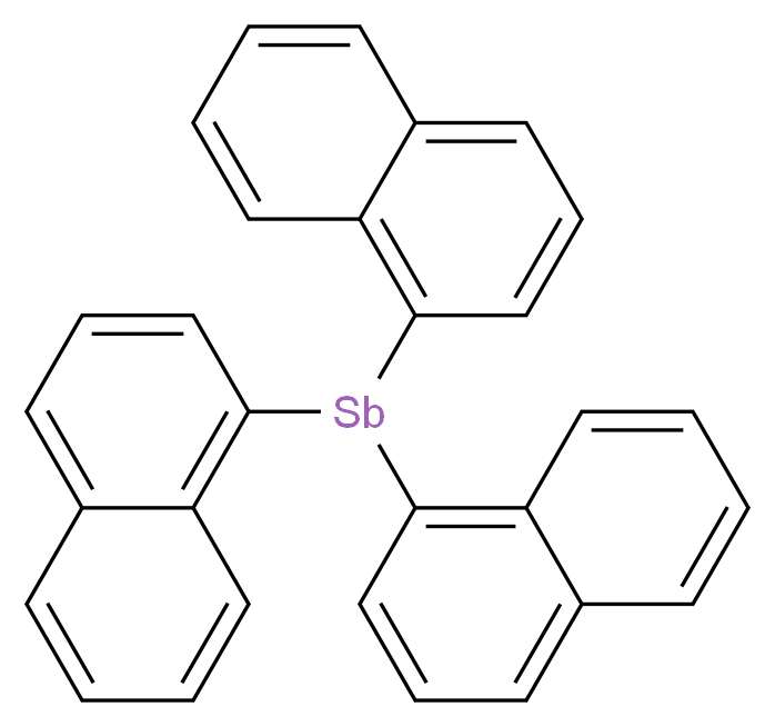 ANTIMONY TRI-&alpha;-NAPHTHYL_分子结构_CAS_27309-70-2)