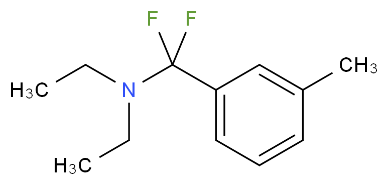 N,N-Diethyl-alpha,alpha-difluoro-3-methylbenzylamine_分子结构_CAS_500131-50-0)