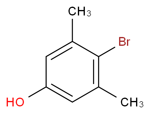 4-bromo-3,5-dimethylphenol_分子结构_CAS_7463-51-6