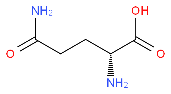 (2R)-2-amino-4-carbamoylbutanoic acid_分子结构_CAS_5959-95-5