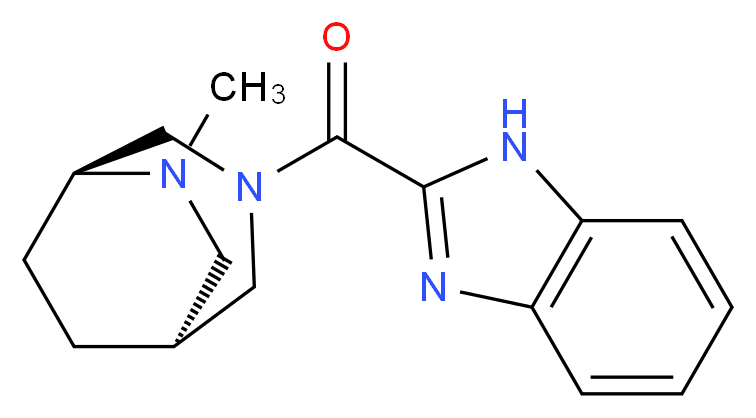 2-{[(1S*,5S*)-6-methyl-3,6-diazabicyclo[3.2.2]non-3-yl]carbonyl}-1H-benzimidazole_分子结构_CAS_)
