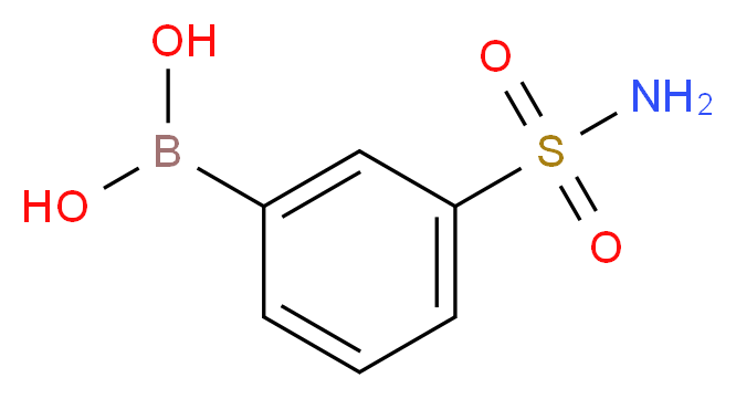 (3-sulfamoylphenyl)boronic acid_分子结构_CAS_850568-74-0