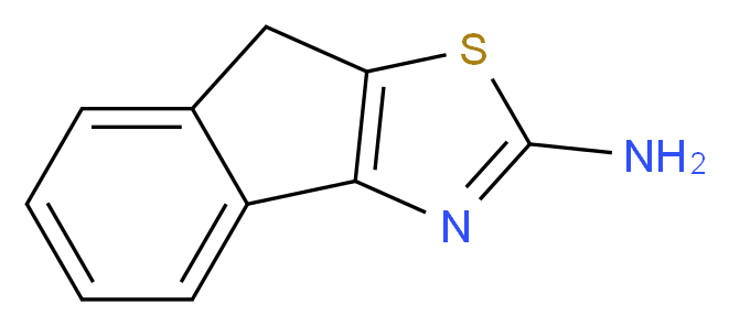 8H-Indeno[1,2-d][1,3]thiazol-2-amine_分子结构_CAS_85787-95-7)