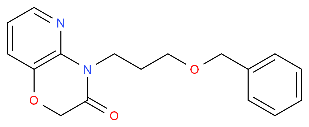 4-[3-(benzyloxy)propyl]-2H-pyrido[3,2-b][1,4]oxazin-3(4H)-one_分子结构_CAS_)
