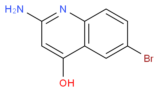 2-Amino-6-bromo-4-quinolinol_分子结构_CAS_123420-09-7)