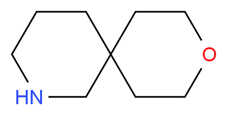 9-oxa-2-azaspiro[5.5]undecane_分子结构_CAS_57289-77-7