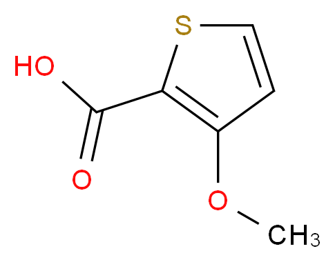 3-Methoxythiophene-2-carboxylic acid_分子结构_CAS_60166-83-8)